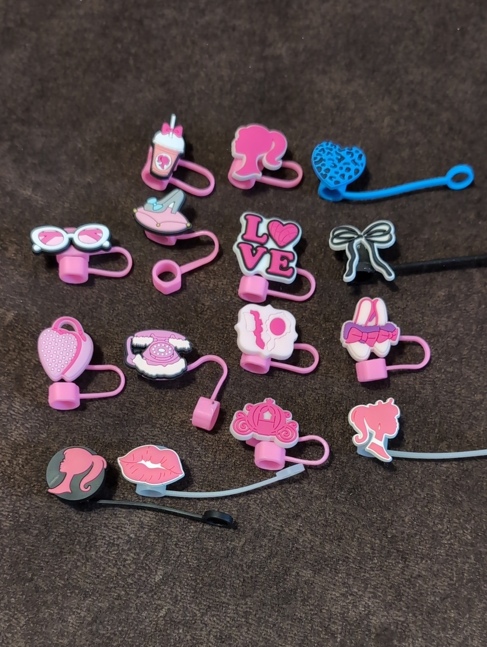Set of 15 Straw Toppers